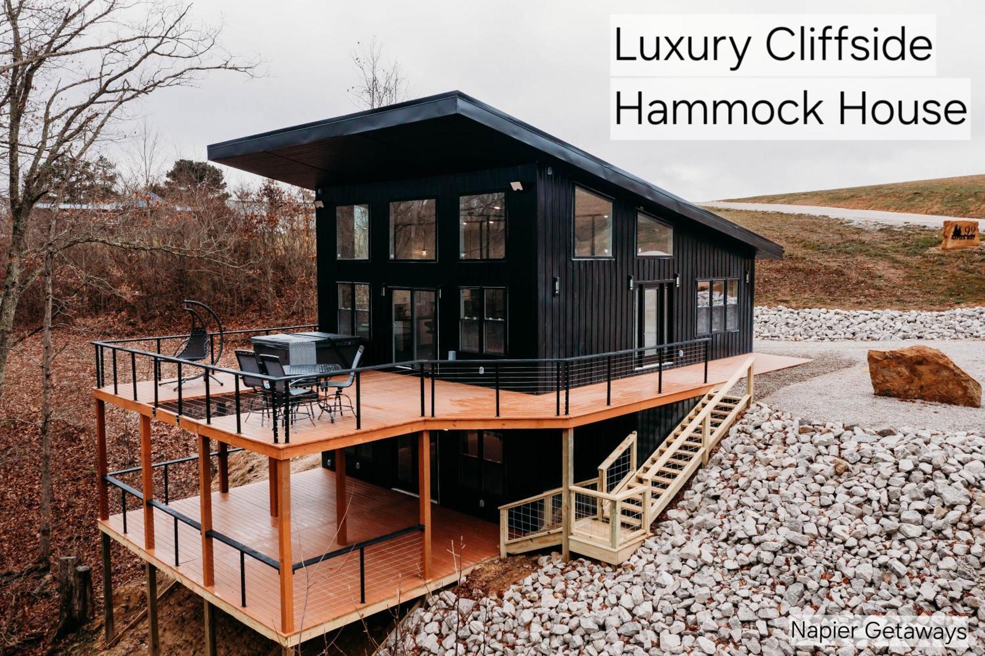 Вилла Luxury Cliffside Hammock House Wellington Экстерьер фото